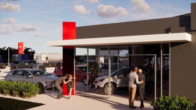 A development application has been lodged for a revamp of Northern Rivers Isuzu at South Lismore.