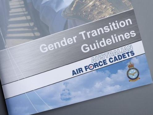 Gender transition guidelines by the Australian Air Force Cadets