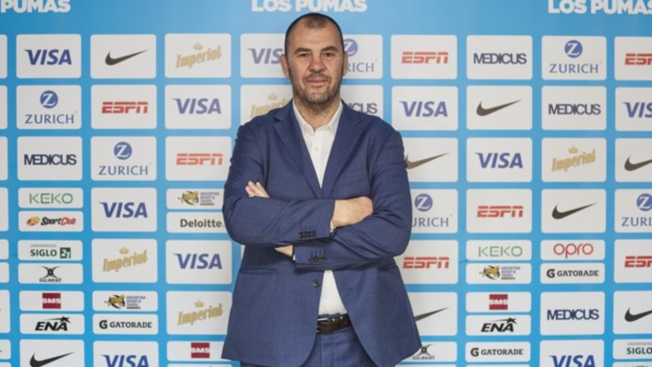 Michael Cheika has commenced his work with Argentina, where he will coach Los Pumas to the 2023 WOrld Cup. Photo: UAR