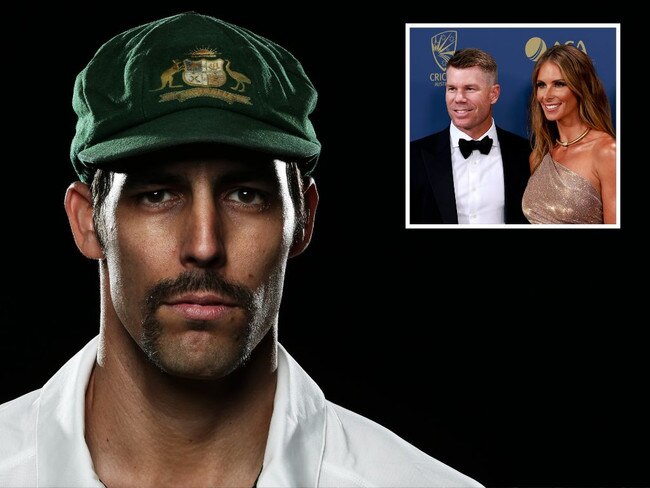 Mitchell Johnson said a "disappointing" text from David Warner preceded his explosive column.