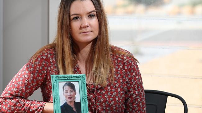 Natasha Palmer who's  mother Graziella Dailler was murdered by her de-facto partner in Encounter Bay in May  2014.  Picture: Dylan Coker