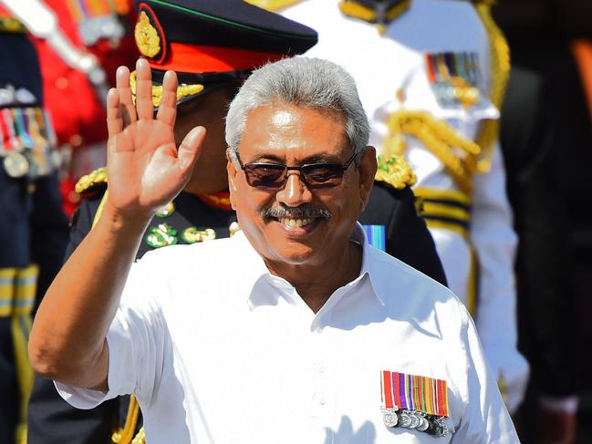 Sri Lanka's President Gotabaya Rajapaksa. Picture: AFP