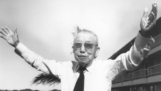 Yohachiro Iwasaki, the Japanese holiday resort developer at Yeppoon, in 1986.