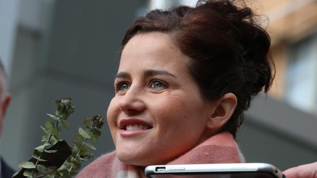 Melbourne Cup-winning jockey Michelle Payne is keeping her options open. Picture: Alex Coppel