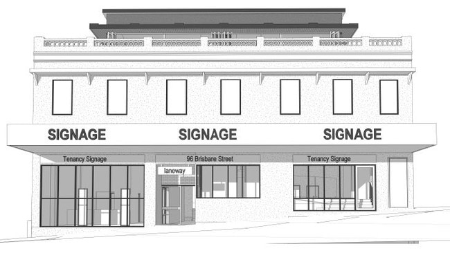 A sketch of what the historic O'Sullivan's building could look like if the proposed renovations are completed.