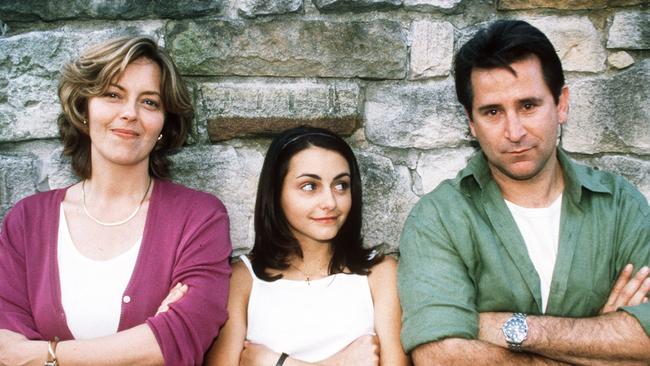 With Greta Scacchi and Pia Miranda in Looking For Alibrandi.