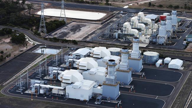 The Braemar gas-fired power station in Queensland is one of Alinta’s assets.