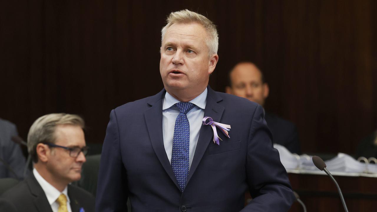 Premier Jeremy Rockliff at the final question time in the Tasmanian parliament for 2023. Picture: Nikki Davis-Jones