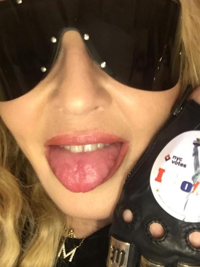 2016 US Election via social media ... Madonna, 