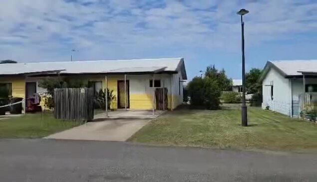 Police on scene of sudden death Rockhampton.