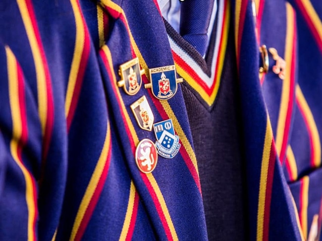 It costs more than $200,000 to don a Peninsula Grammar blazer for the high school years. Picture: supplied