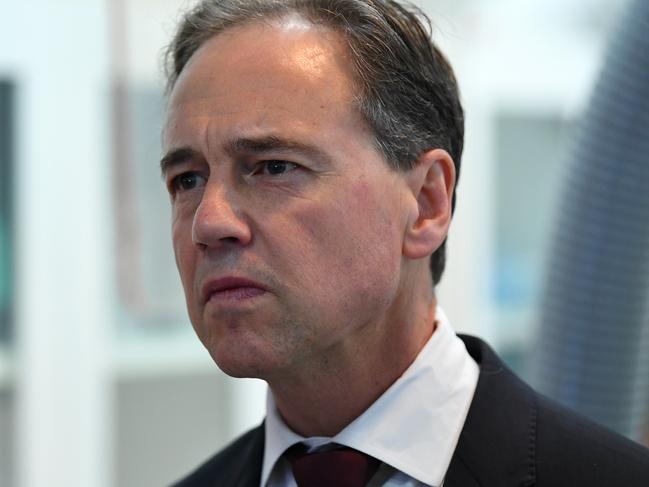 Federal Health Minister Greg Hunt.