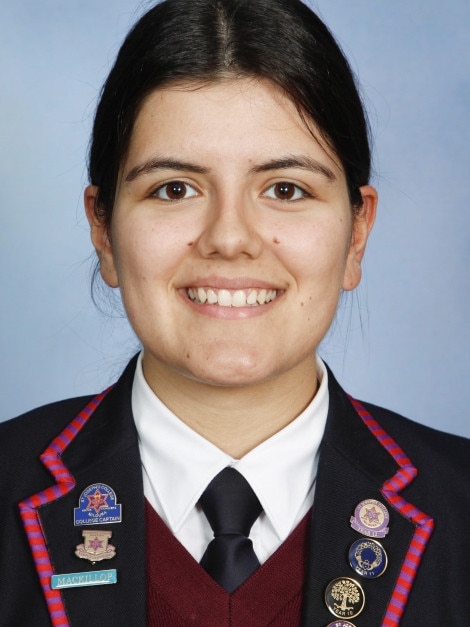 Maria Petrolo from St Joseph's College Mildura achieved the school's second-highest ATAR score of 89.85, she will be awarded the Proxie Accessit to the Dux.