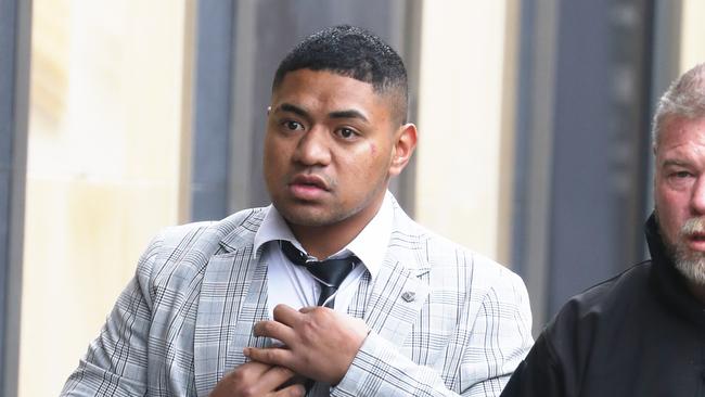 Manase Fainu was found guilty of stabbing a man outside a church dance. Picture: John Grainger