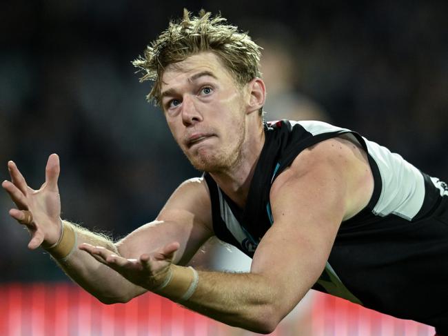 Todd Marshall kicked one goal against the Blues. Picture: Mark Brake/Getty Images