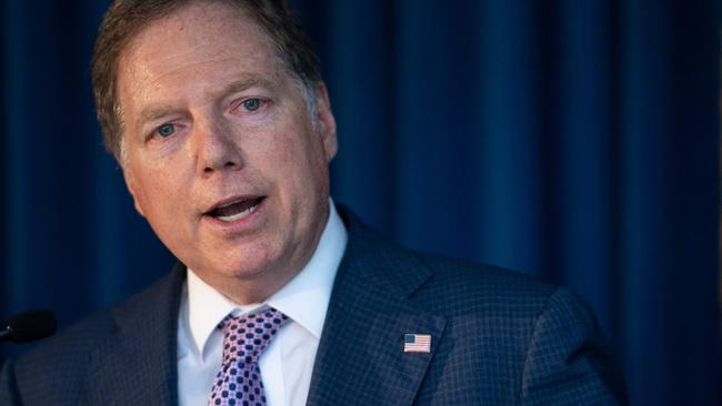 Former US attorney for the Southern District of New York Geoffrey Berman. Picture: Johannes Eisele/AFP