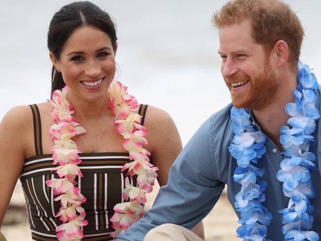 Once were royals ... Meghan and Prince Harry. Picture: Getty