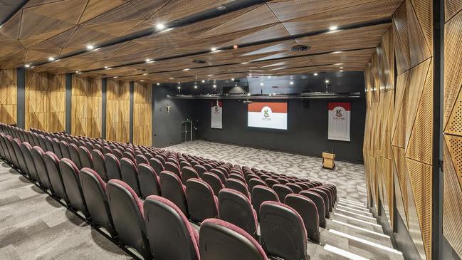 Xavier College’s new 300-seat auditorium, part of a $6.5m redevelopment.