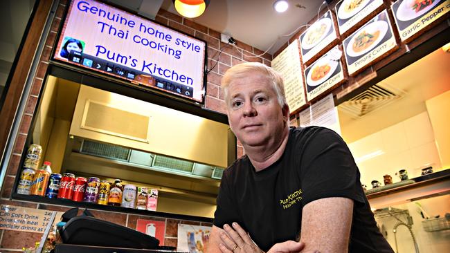 Chris Pyatt from Pum's Kitchen says running a small business is a struggle.