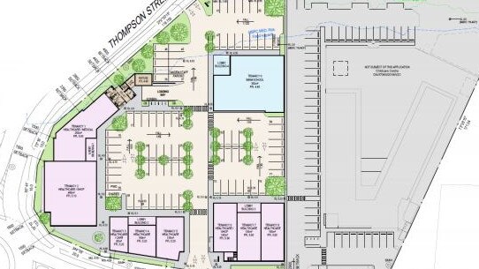 Site plans for the proposed health hub at Old Bay Rd, Deception Bay.