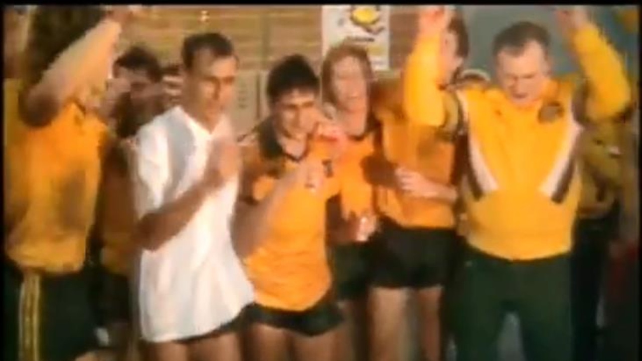 There were riotous celebrations after the Socceroos beat Argentina