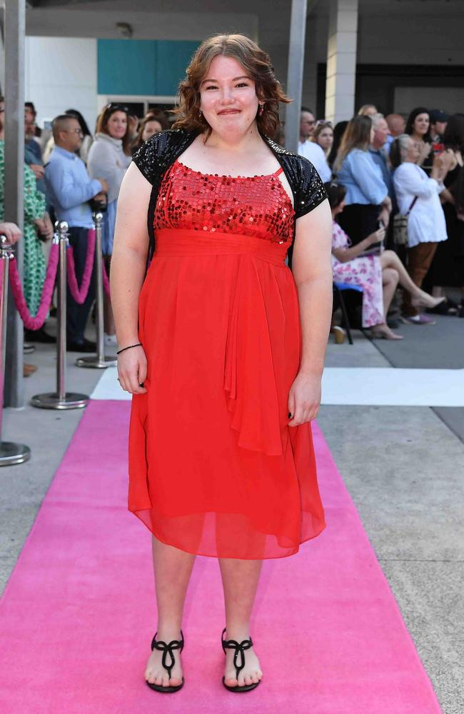 Jasmine Bayly at Meridan State College formal. Picture: Patrick Woods.