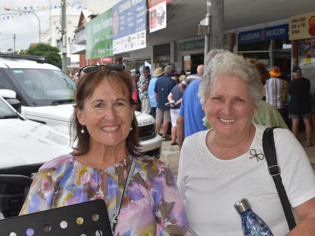 Karen Dwyer and Kay Lindsay supported their husband's musical endeavours at the Apple and Grape Festival 2024