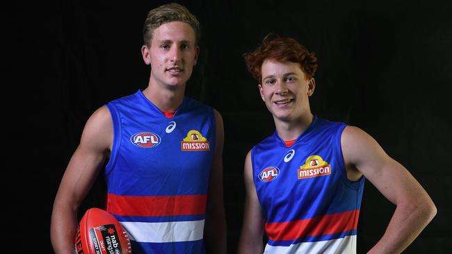 Aaron Naughton and Ed Richards will be the newest members of the kennel in 2018. Picture: Getty Images