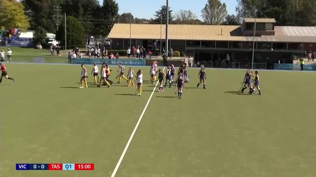 REPLAY: National U15's Girls Hockey Championships - VIC vs TAS