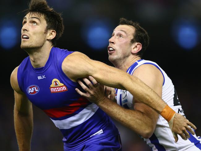 Todd Goldstein was disappointing for SuperCoaches on Friday night. Picture: Getty