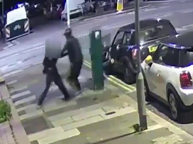Ring camera footage captured the horrifying moment. Picture: Sussex Police
