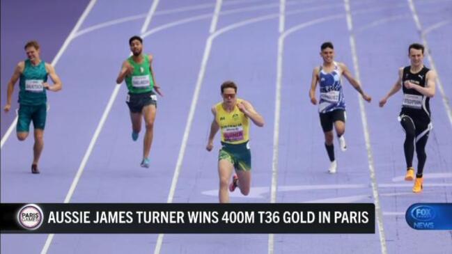 Turner wins 400m T36 GOLD in Paris