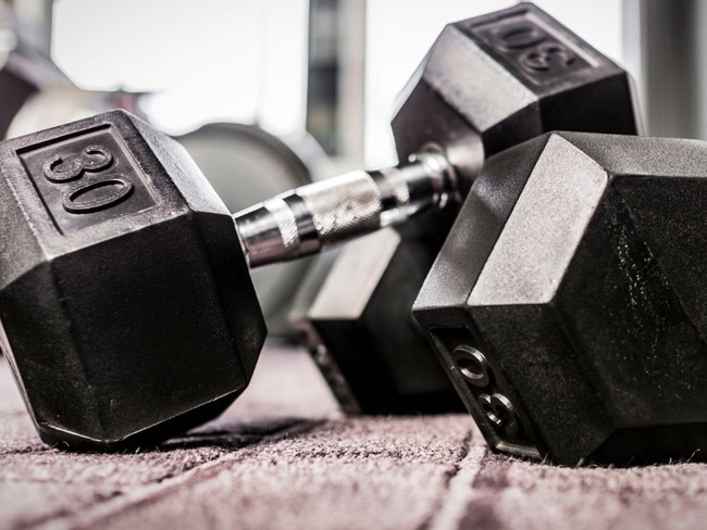 Put your weights away when you’re done.