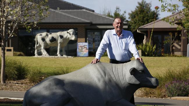 Billionaire property developer and dairy cattle owner Tony Perich in 2014. Picture: David Moir