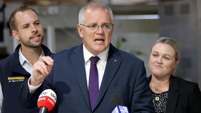 Prime Minister Scott Morrison had racism claims levelled against him. Picture: Damian Shaw