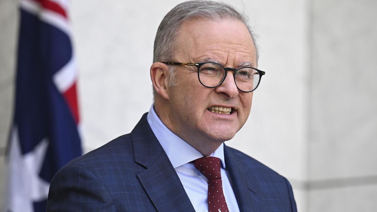 Prime Minister Anthony Albanese at Parliament House in Canberra. Picture: NewsWire / Martin Ollman