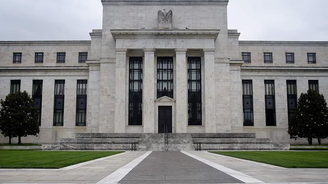 The Federal Reserve building in Washington, DC. Picture: AFP