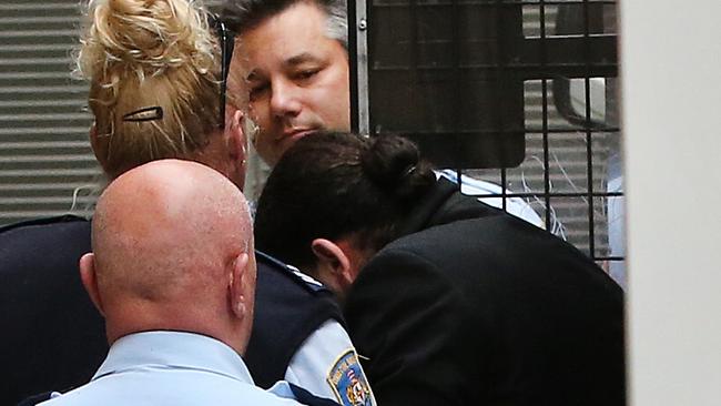 Aymen Terkmani, accused of killing the teenager, arrives at court. Picture: Richard Dobson