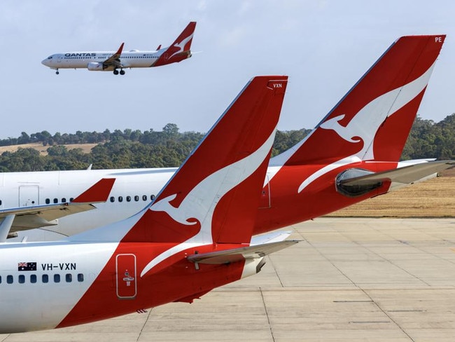 MELBOURNE, AUSTRALIA - NewsWire Photos MARCH 8, 2023. generic stock images of qantas aircraft at Melbourne Airport Picture: NCA NewsWire / David Geraghty
