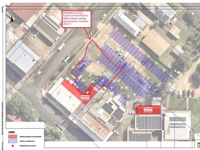 Carrollee Hotel upgrade plans. Image: SBRC.