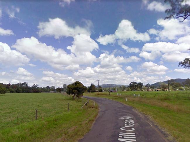 The body was found on Mill Creek Road, Stroud. Picture Google Maps.JPG