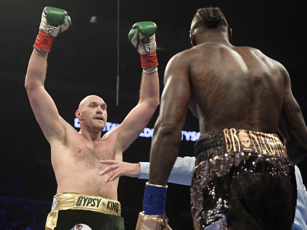 Tyson Fury Deontay Wilder punch statistics, 10 count video | news.com ...