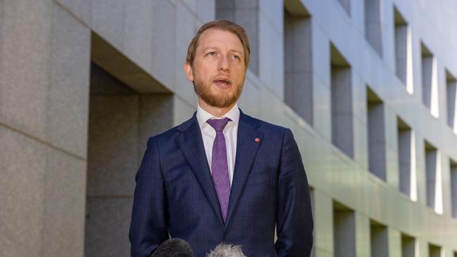 Senator James Paterson said the government must act on TikTok and stop the ‘haphazard’ approach. Picture: NCA NewsWire / Gary Ramage