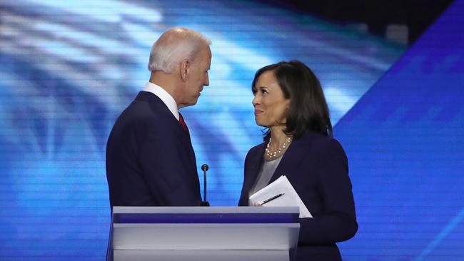 Joe Biden has picked Kamala Harris to be his running mate in the 2020 US election. Picture: AFP