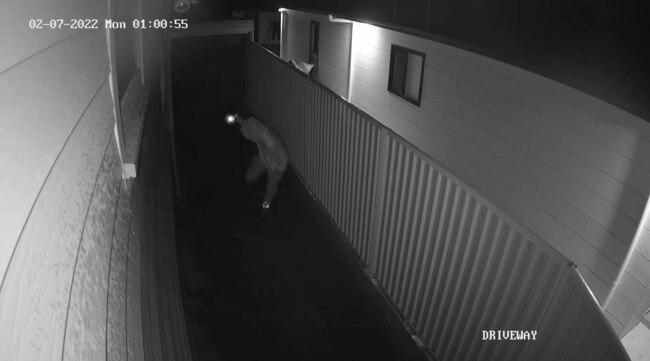 Police have released dramatic vision of a gun being fired directly into a home in suburb of Greenacre in Sydney’s south-west overnight.