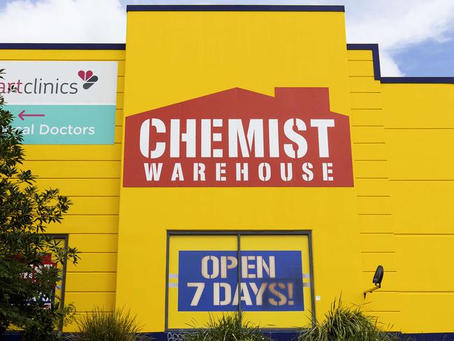 BRISBANE AUSTRALIA - NewsWire Photos OCTOBER 20, 2021: Stock photography, Chemist Warehouse, Windsor  NCA NewsWire / Sarah Marshall