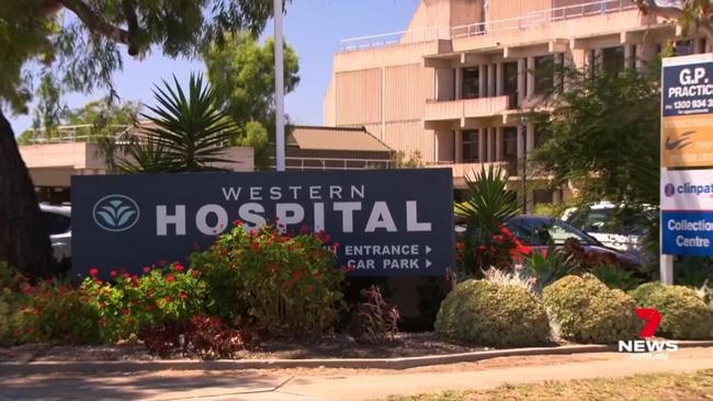 Western Hospital fears closure after its debt rises. Source: 7NEWS.