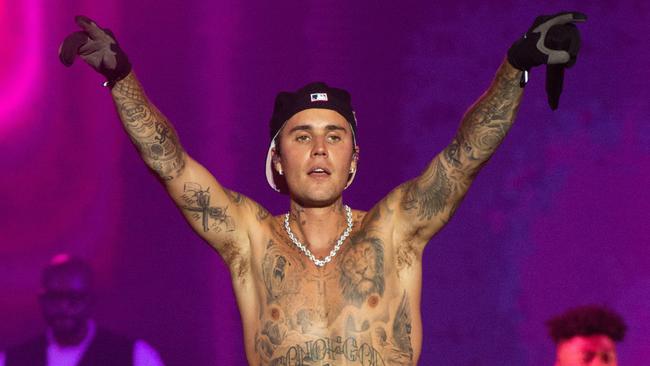 Bieber performed in Budapest on August 12. Picture: Joseph Okpako/WireImage.