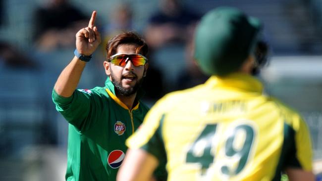 Imad Wasim has caused Australia’s batsmen a number of problems with his left-arm spinners.
