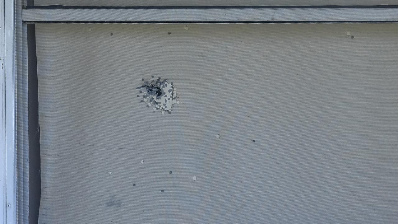 Several bullets were fired into the house. Picture: NCA NewsWire / Roy VanDerVegt